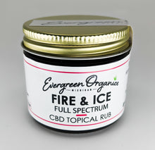 Load image into Gallery viewer, 500mg Full Spectrum Fire &amp; Ice Topical Cream (Cayenne &amp; Menthol)
