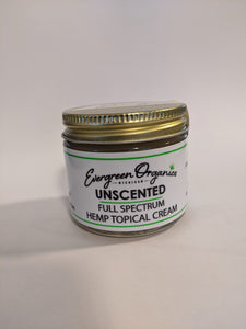 3000 mg UNSCENTED Full Spectrum Hemp Topical Cream